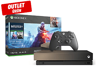 MICROSOFT Xbox One X 1TB Konsol Battlefield 5 + Battlefield 1943 Outlet 1186375