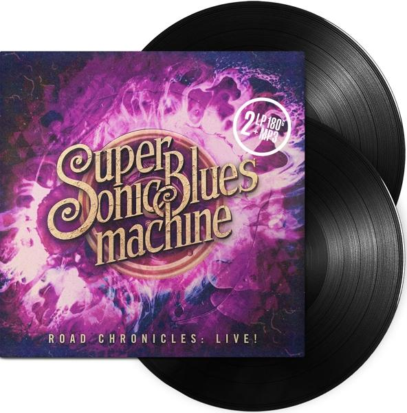 (Vinyl) Live! Blues Machine (2LP Track+MP3) - Supersonic Road 180Gr.Bonus - Chronicles: