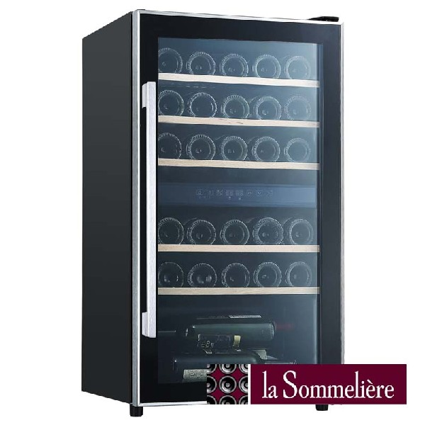 Vinoteca - La Sommelière ECS30.2Z, 2 Espacios independientes, 29 Botellas