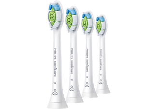 PHILIPS SONICARE W2 Optimal White HX6064/10 (4 Stück) - Ersatzbürstenköpfe (Weiss)