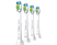 PHILIPS SONICARE W2 Optimal White HX6064/10 (4 pièces) - Têtes de brosse à dents (Blanc)