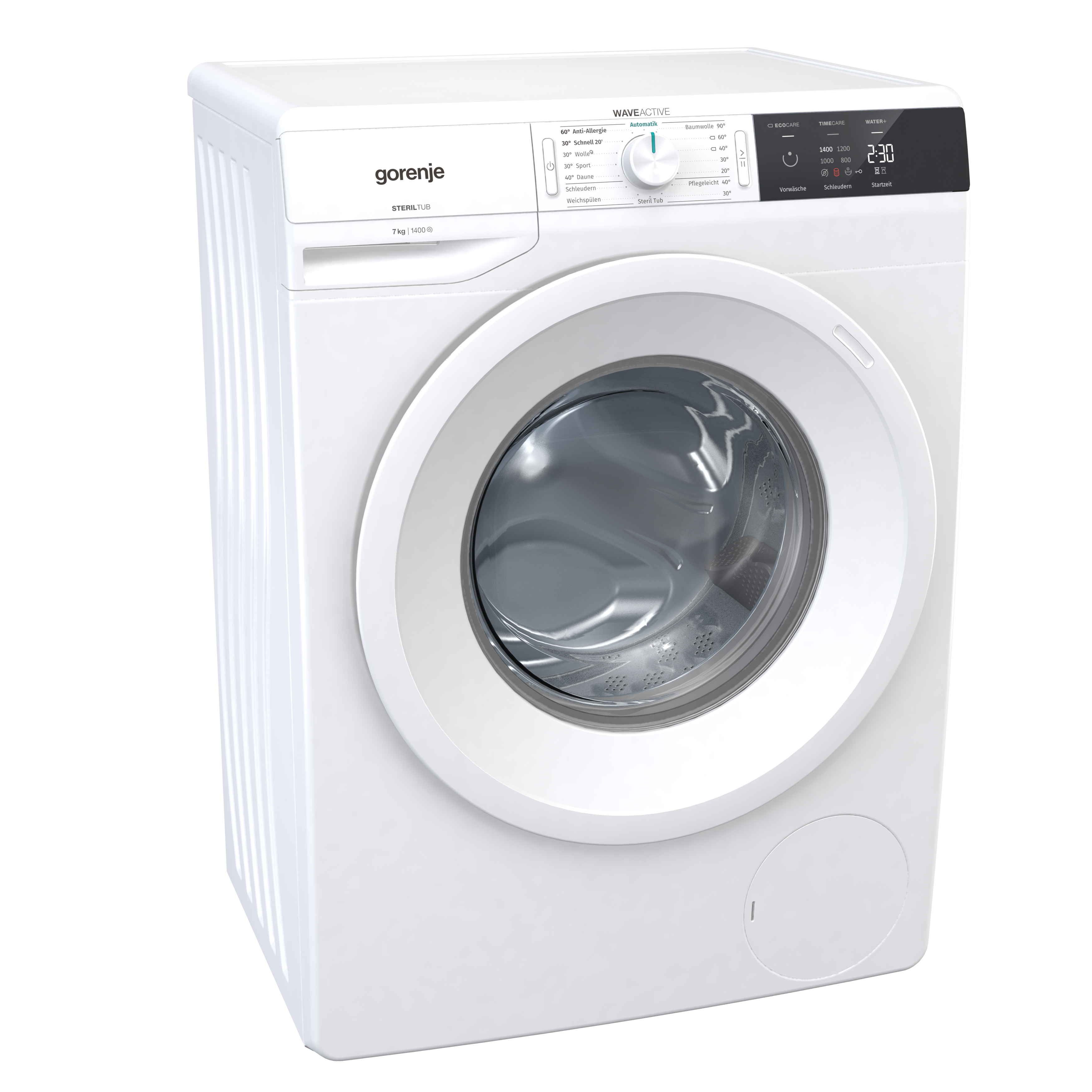 GORENJE WE 74 S 3 P Waschmaschine (7,0 kg, 1400 U/Min., D)