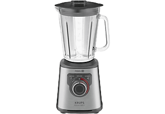 KRUPS KB403D Perdectmix+ Powelix - Mixeur sur socle (Acier inoxydable/Gris foncé)