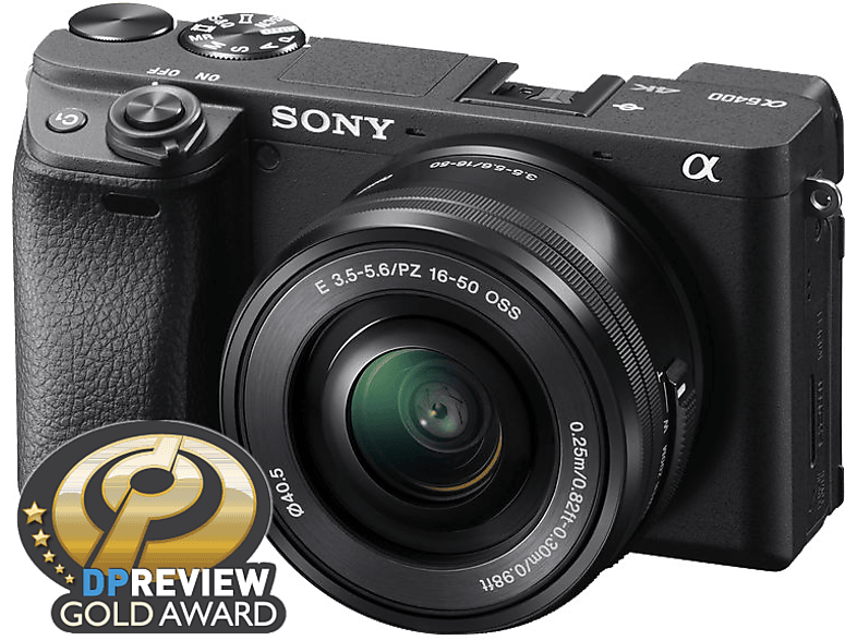 SONY Hybride camera Alpha 6400 + 16-50 mm (ILCE6400LB.CEC)