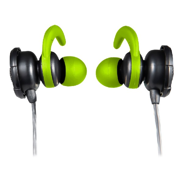 Auriculares gaming - Woxter Gamer Bud Green, In-Ear, Micrófono desmontable, Conector de 3.5 mm