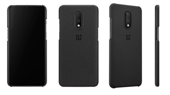 Funda - OnePlus 7, Bordes elevados, Negro
