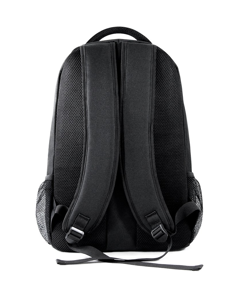 Mochila - Nilox NXEDBCK0003, Para portátil 15.6", 22 L, Negro