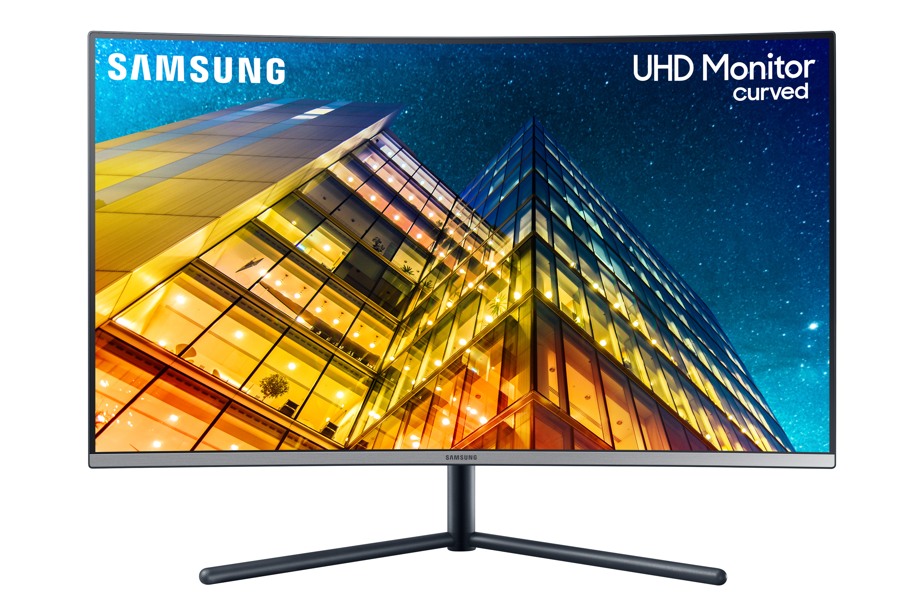 Monitor - Samsung LU32R590, 31'', Curvo, 4K UHD, 1 ms, 60 Hz, Negro
