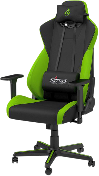 NITRO CONCEPTS S300 - Sedia da gioco (Atomic Green)