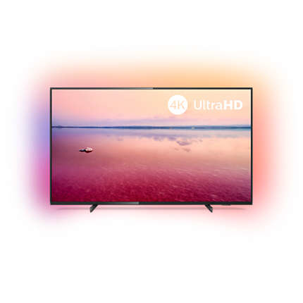 PHILIPS Fernseher 43PUS6704/12 43 Zoll 4K UHD LED-Smart TV mit Ambilight