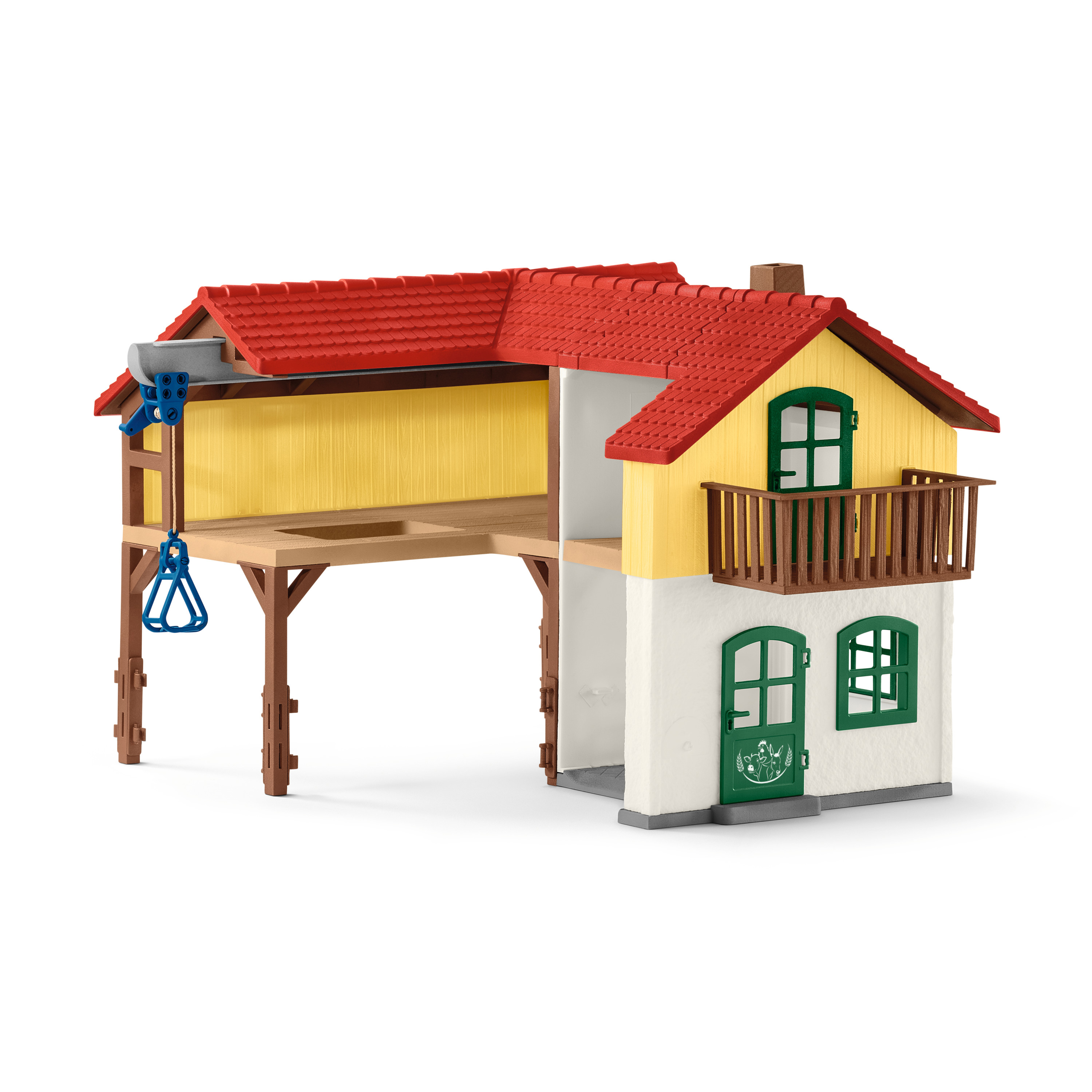 SCHLEICH Bauernhaus mit Stall und Tieren Bauernhaus Mehrfarbig
