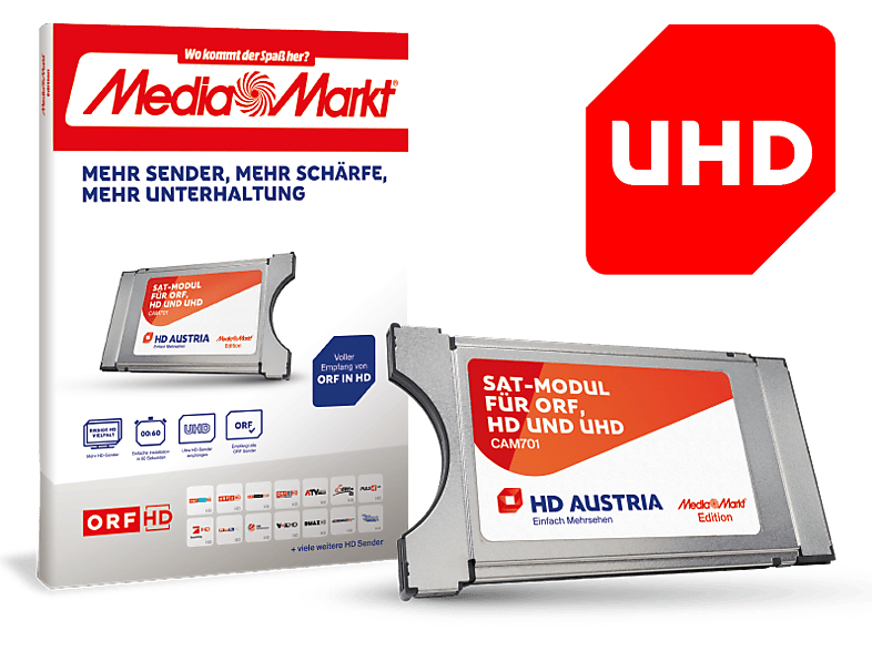 HD AUSTRIA CI+ Modul CAM701 HD Austria Media Markt Edition (SAT-Karte für ORF integriert) online 