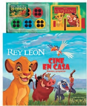 El Rey Cine en casa cuento y proyector tapa dura disney. libro de varios autores