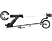 MPMAN Elektrische step Zwart (MP40)
