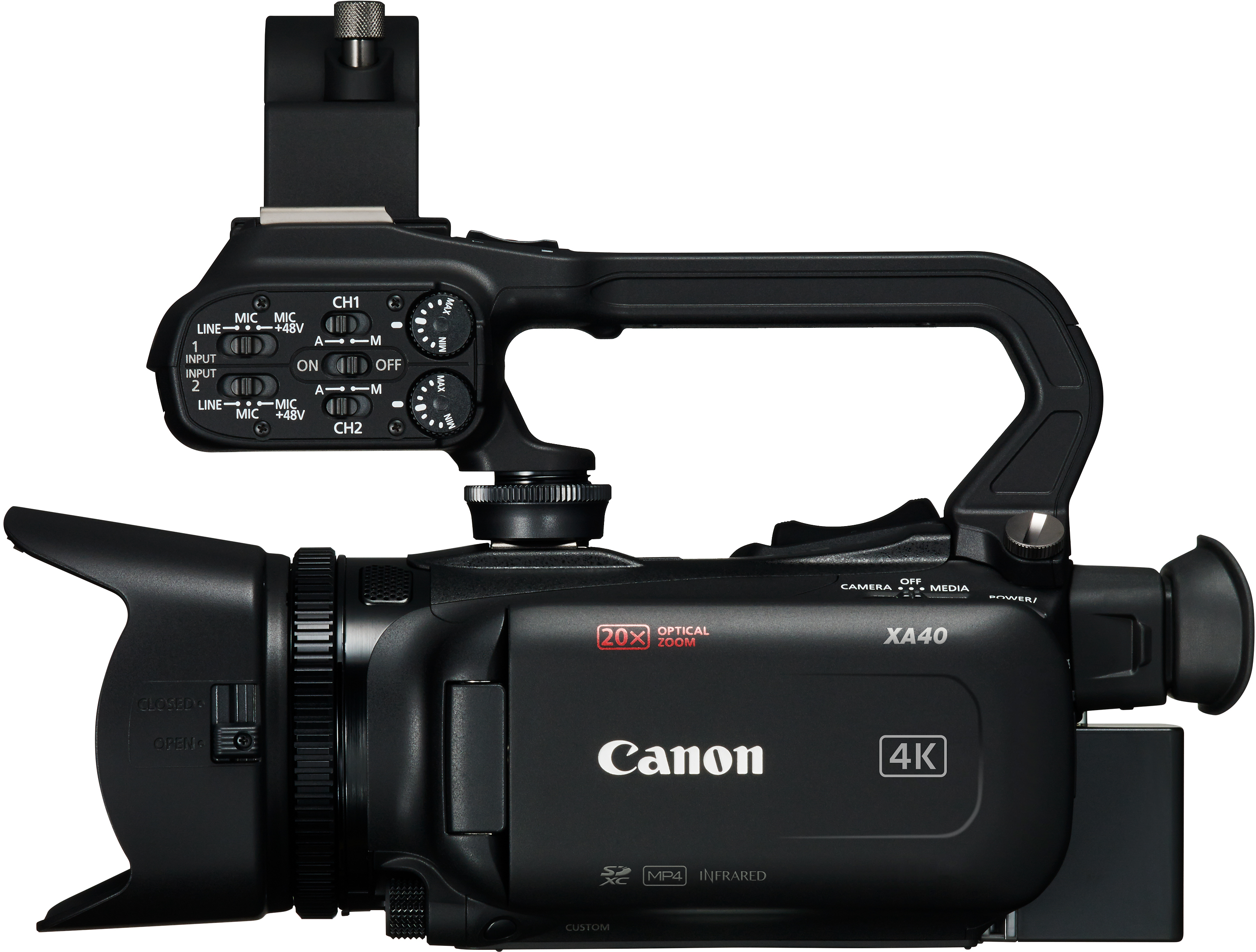 CANON Legria XA40 Camcorder , 1/2.3-Zoll-Typ CMOS 21,14 Megapixel, 20 fachopt. Zoom