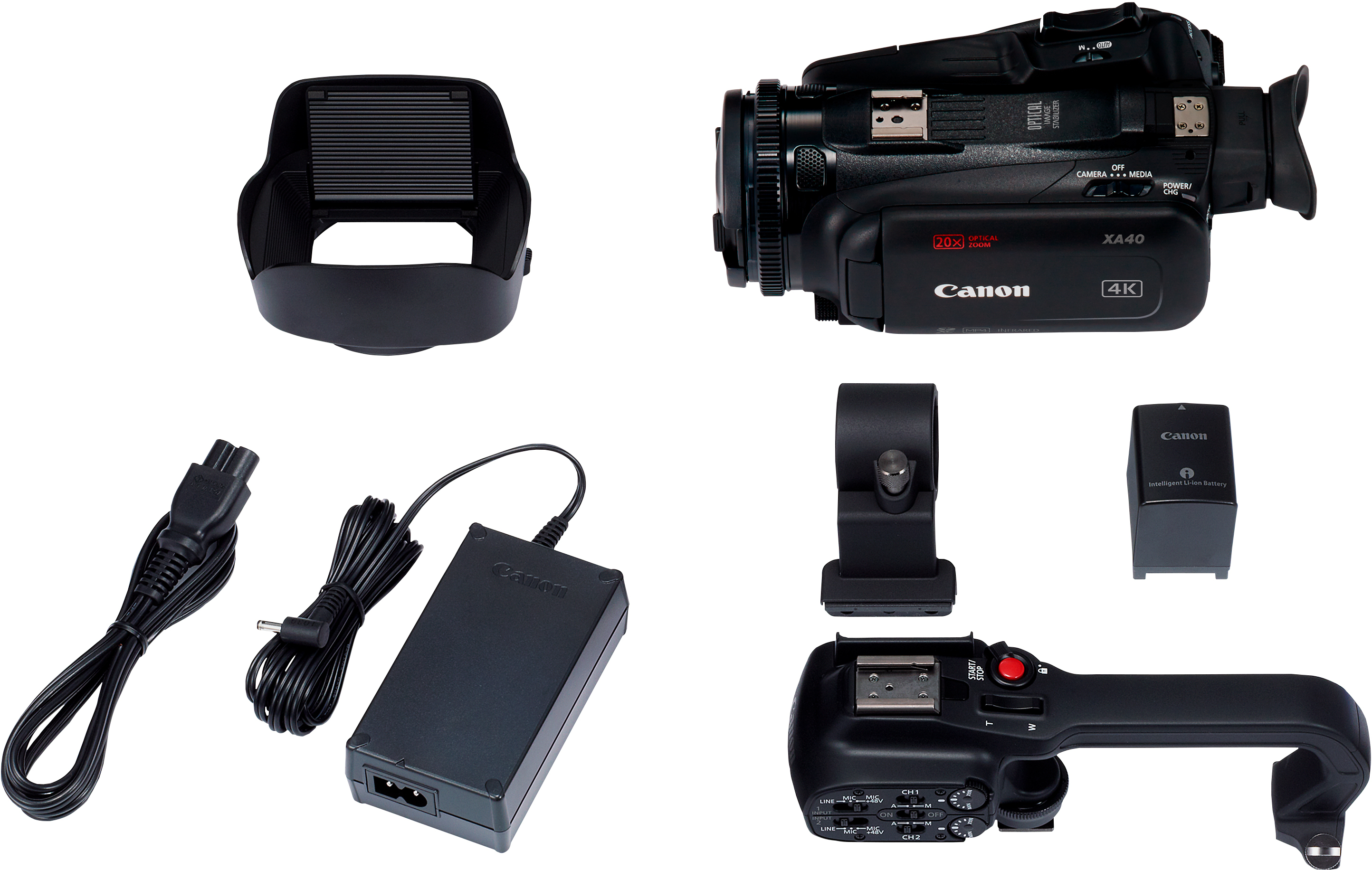 CANON Legria XA40 Camcorder , 1/2.3-Zoll-Typ CMOS 21,14 Megapixel, 20 fachopt. Zoom