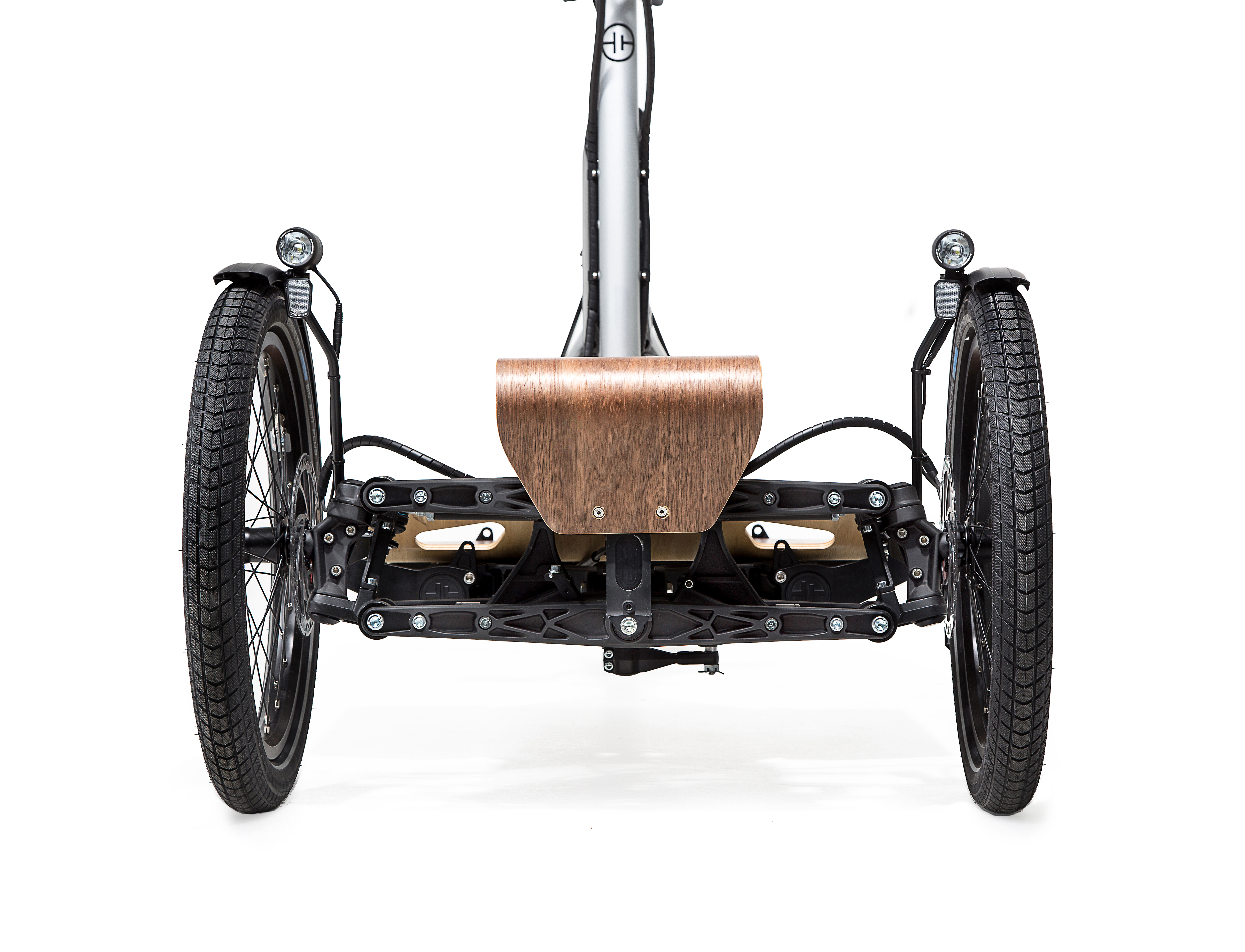 HNF-NICOLAI CD1 CARGO 18M Lastenrad (Laufradgröße: 27,5 Zoll, Unisex-Rad, 500 Wh, Silber)
