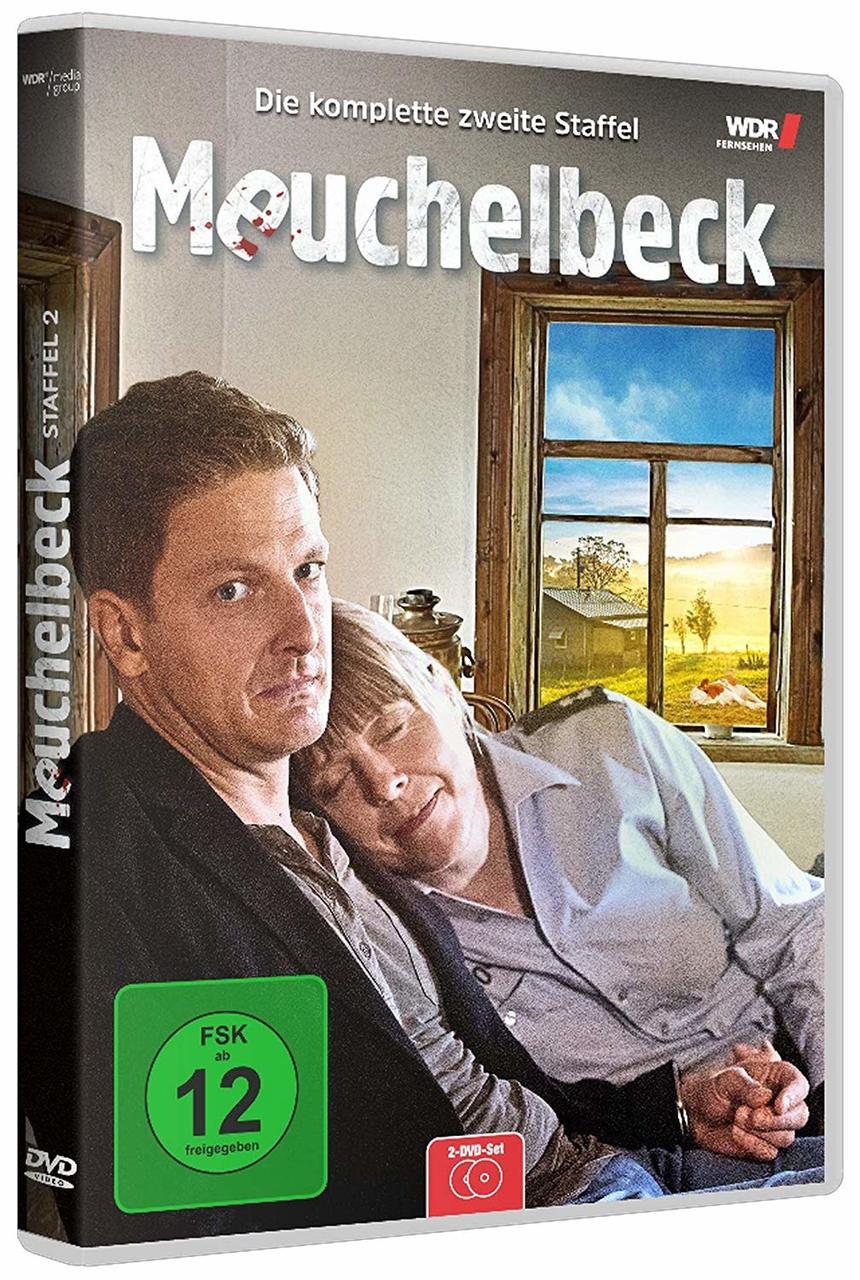 DVD-Cover einer Fernsehsendung. Ein Mann und eine Frau sind auf dem Cover. Der Titel der Sendung ist Mouchelbeck.