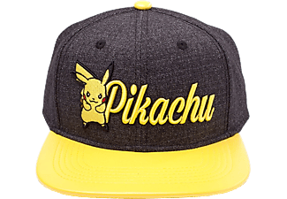 BIOWORLD Pokémon: Pikachu Snapback - Cappello da baseball (Nero/Giallo)