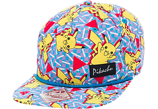 BIOWORLD Pokémon: Pikachu All Over Snapback - Casquette de baseball (Multicolore)