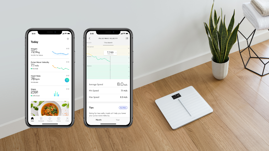 WITHINGS BODY CARDIO okosmérleg fehér (WBS04b-White)