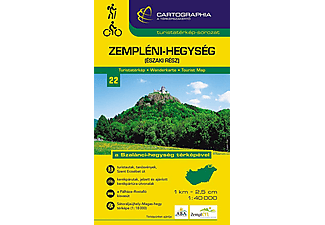 Zempléni-hegység (északi rész) turistatérkép