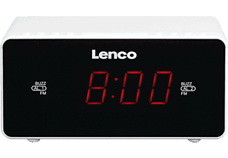 LENCO CR-510 - Radiosveglia (FM, Bianco)