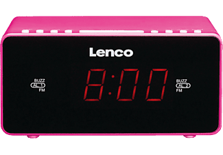 LENCO CR-510 - Radio-réveil (FM, Rose)