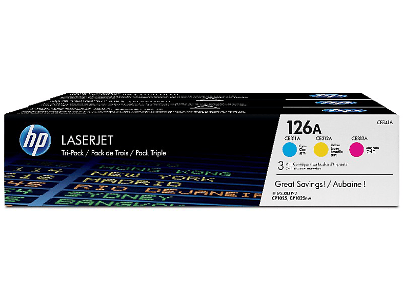 Tóner | HP 126A LaserJet Combo 3 Pack