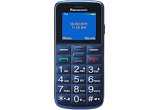 PANASONIC KX-TU110EXC SingelSIM kék nyomógombos kártyafüggetlen mobiltelefon