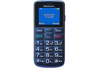 PANASONIC Outlet KX-TU110EXC SingelSIM kék nyomógombos kártyafüggetlen mobiltelefon