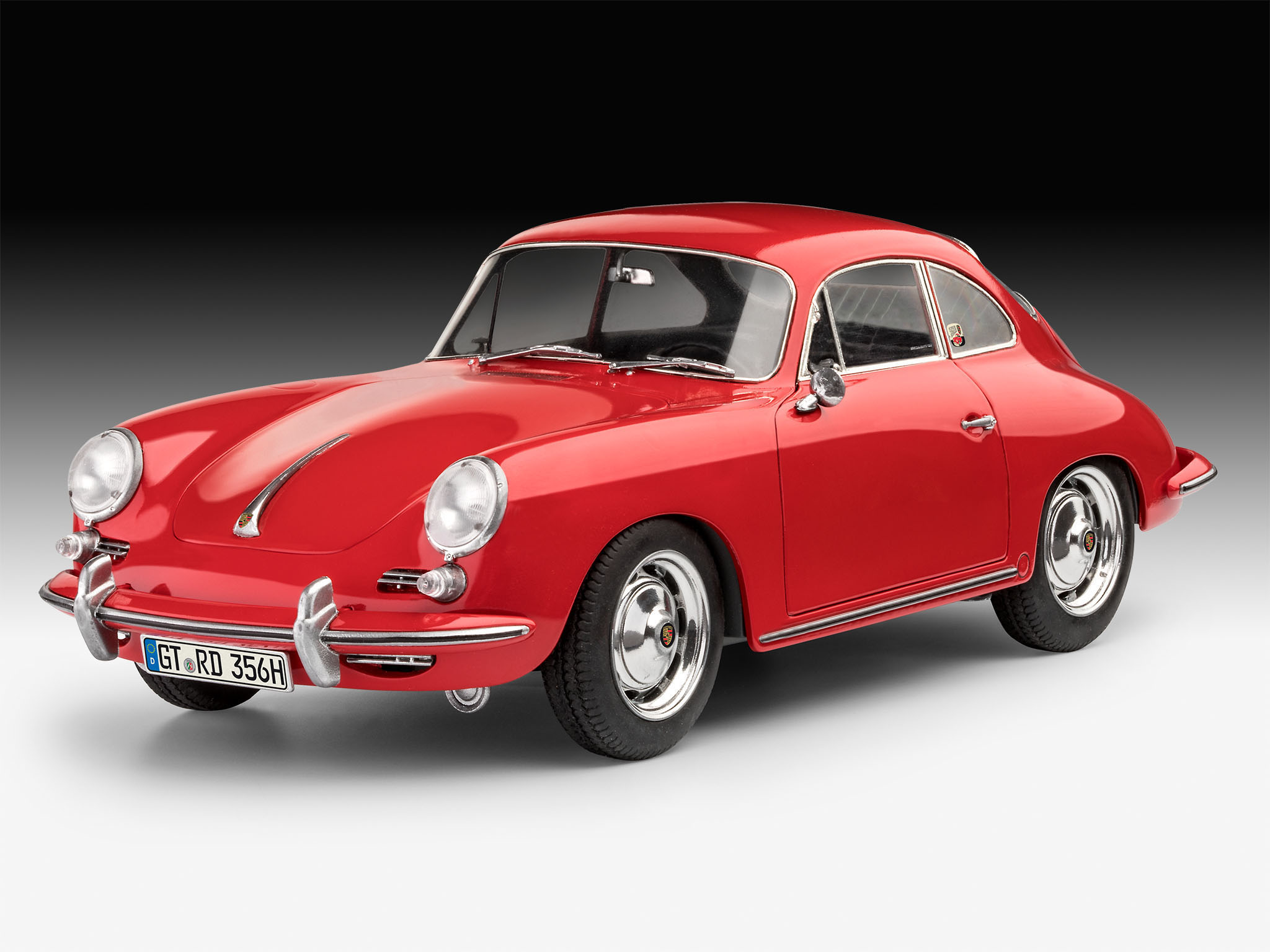 REVELL Porsche 356 Coupe Modellbausatz, Mehrfarbig