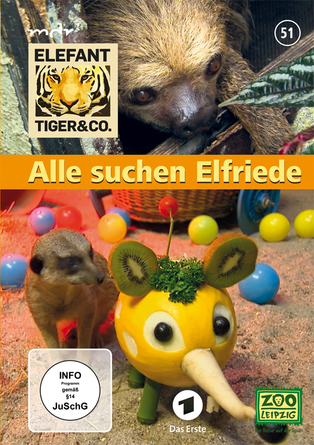 ELEFANT, TIGER & ELFRIEDE SUCHEN 51 DVD CO. ALLE 