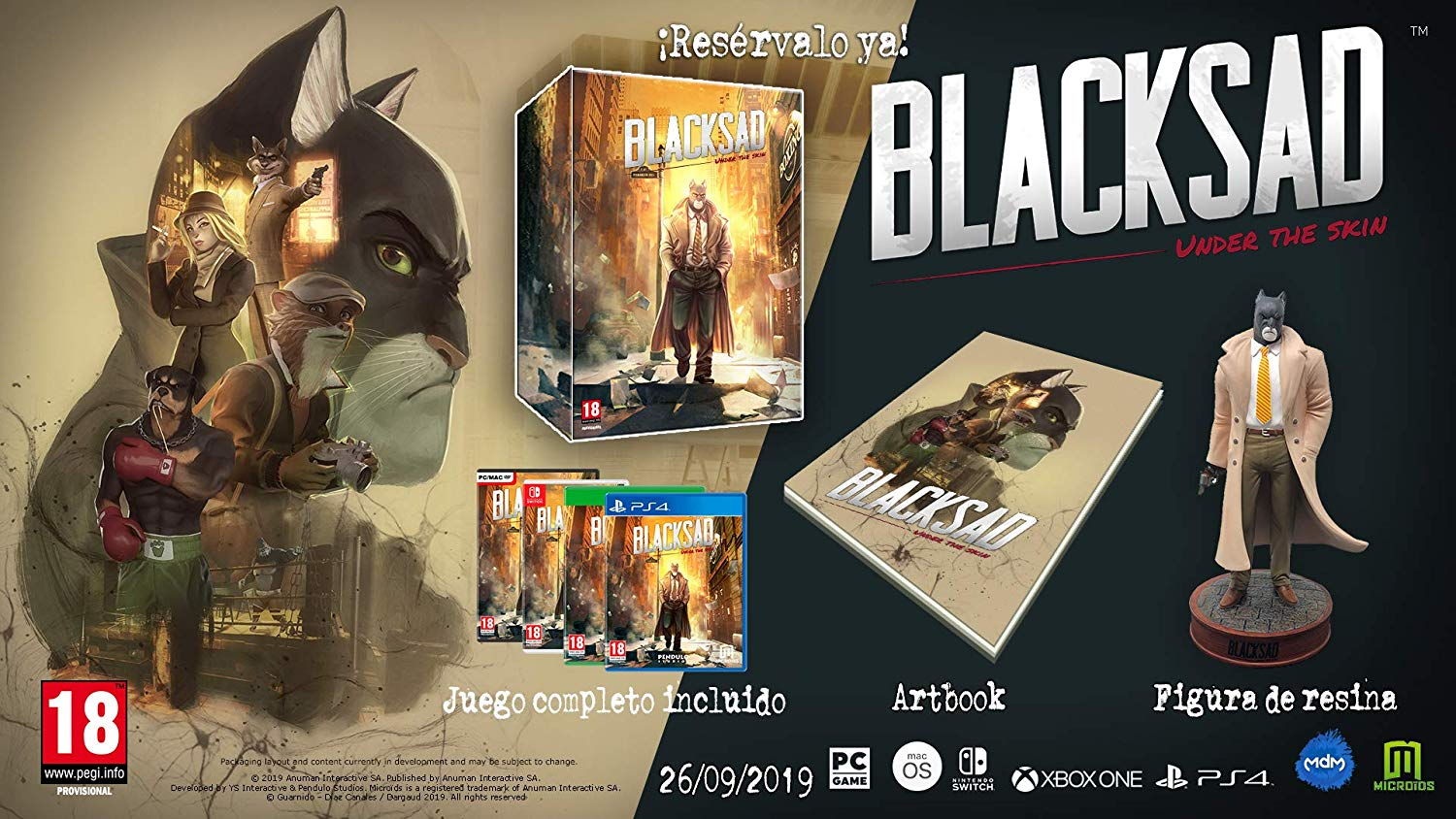 PS4 Blacksad: Under the skin (Collector Edition)
