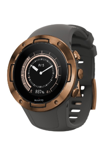 Reloj deportivo - Suunto 5, Graphite Copper, Bluetooth, Compatible smartphones, Calidad sueño, GPS