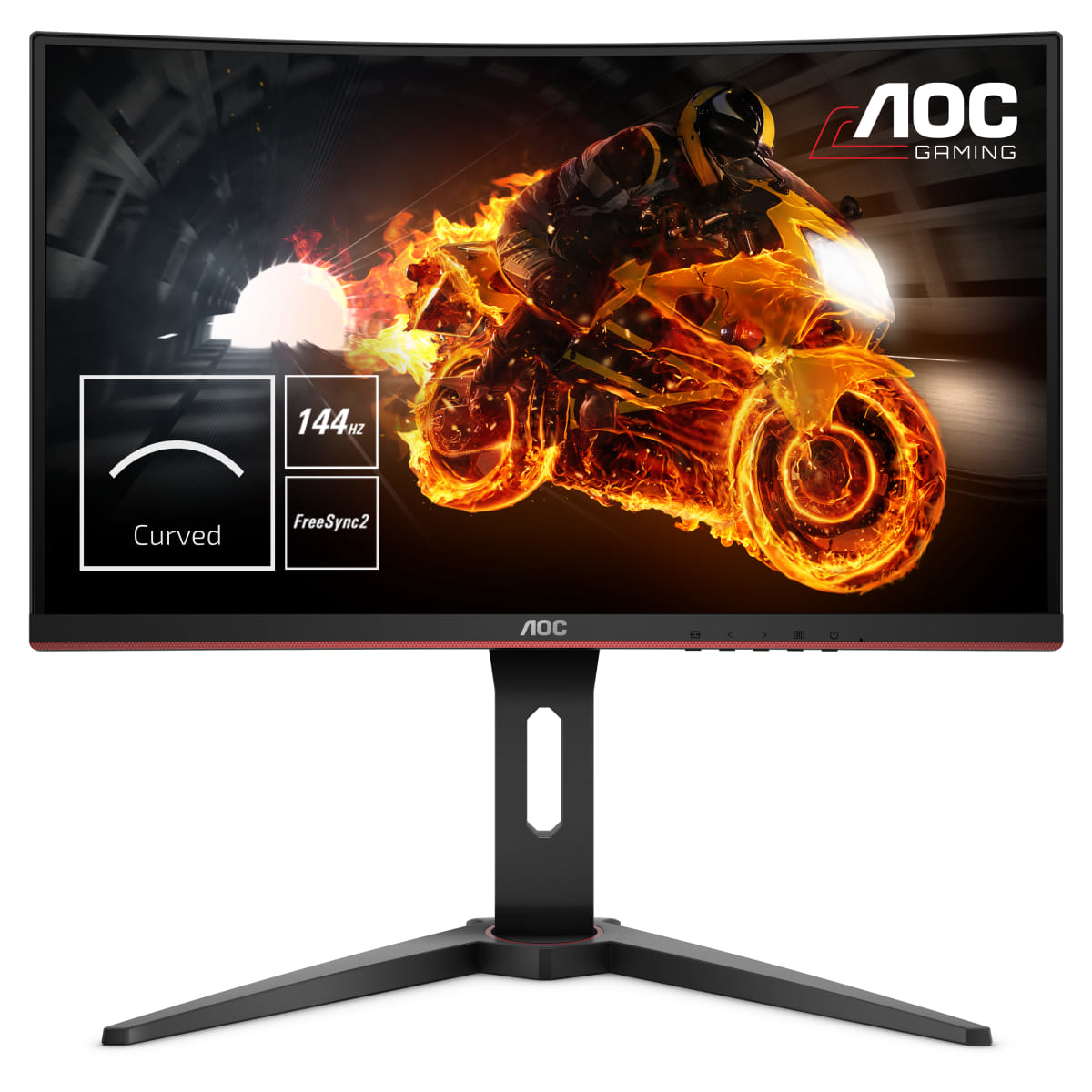 AOC C24G1 24 Zoll  Full-HD  Gaming Monitor  1 ms Reaktionszeit  