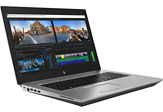 HP - B2B ZBook 17 G5, Notebook mit 17,3 Zoll Display, Intel® Core™ i7 Prozessor, 8 GB RAM, 256 GB SSD, Quadro P3200, Silber