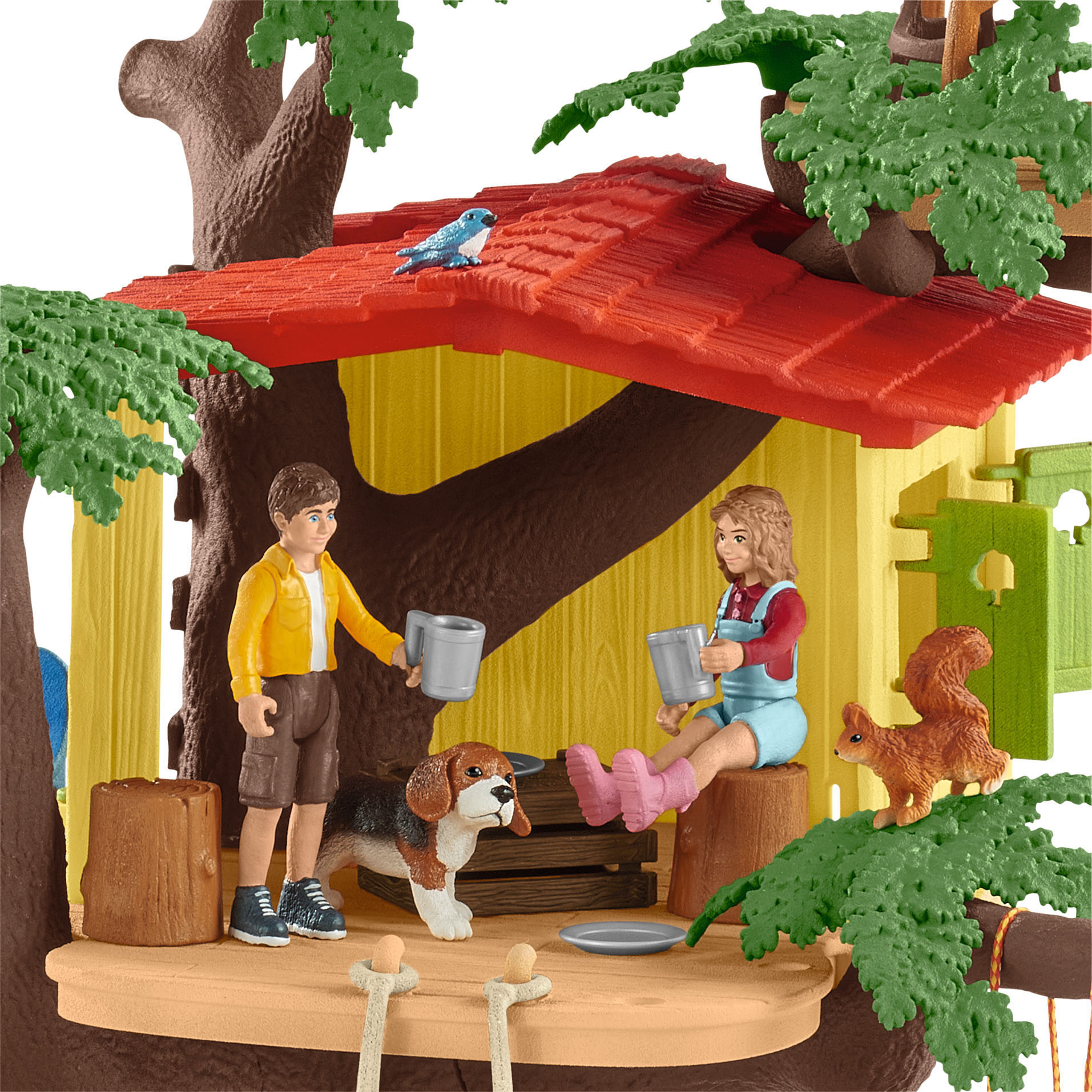 SCHLEICH Abenteuer Baumhaus Spielset Mehrfarbig