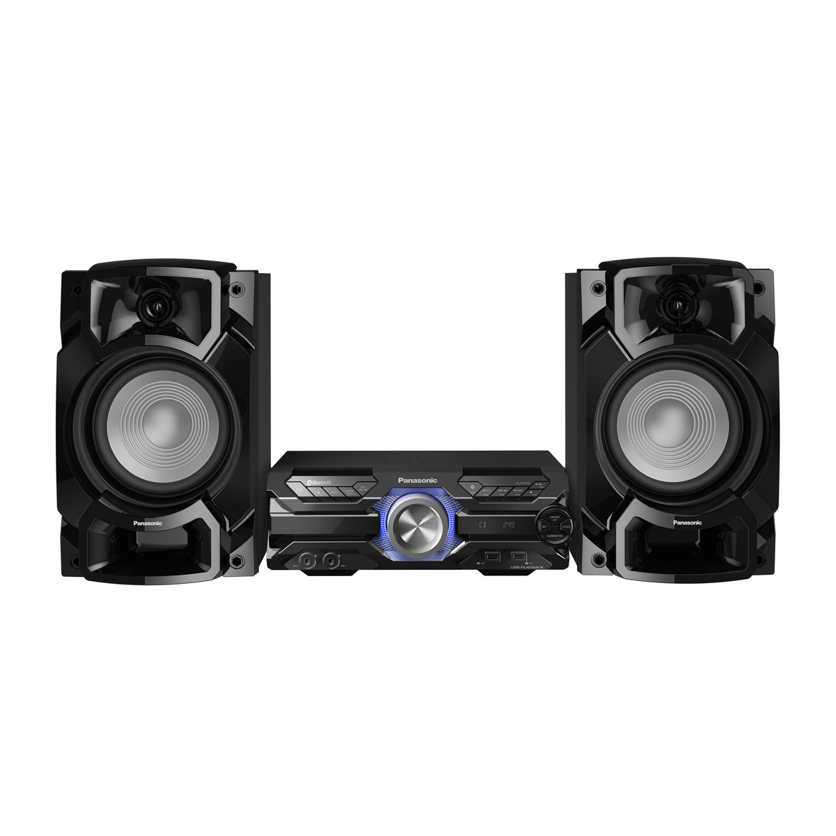 Minicadena - Panasonic SC-AKX320E-K, 450 W, Bluetooth, D.Bass, DJ Jubekox, USB, Negro