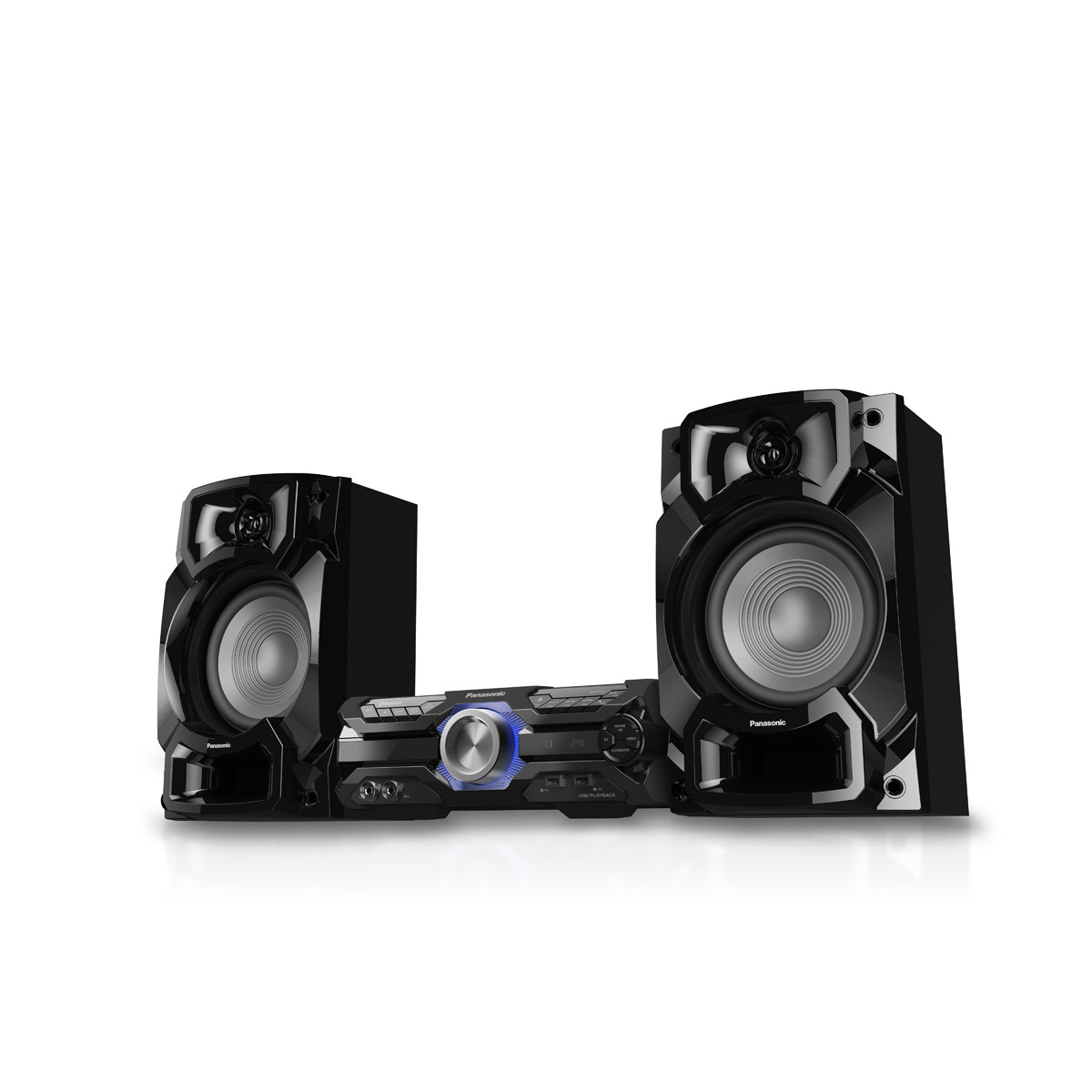 Minicadena - Panasonic SC-AKX320E-K, 450 W, Bluetooth, D.Bass, DJ Jubekox, USB, Negro