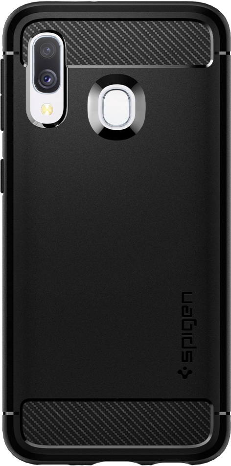 SPIGEN Rugged Armor Samsung Galaxy A40 Zwart