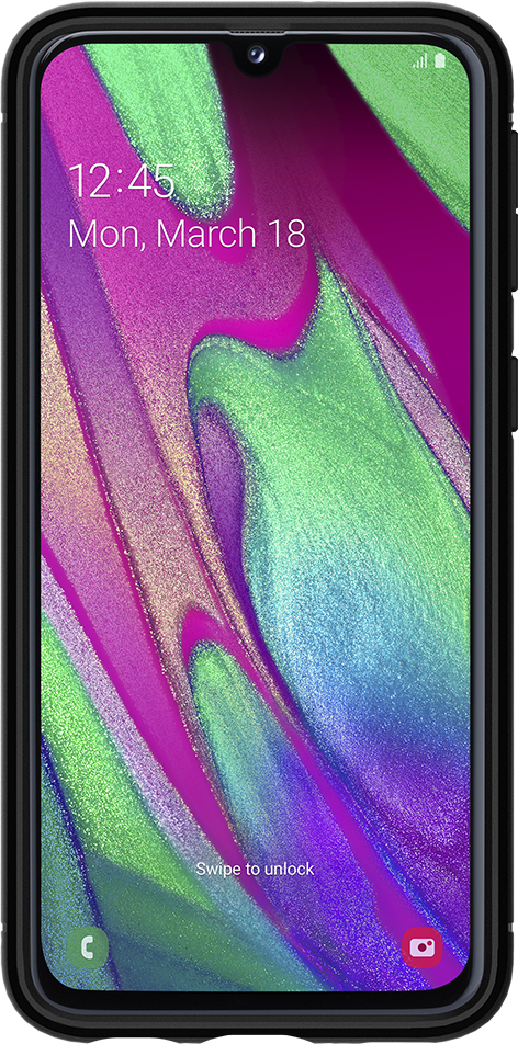 SPIGEN Rugged Armor Samsung Galaxy A40 Zwart