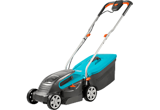 GARDENA PowerMax™ Li-18/32 senza batteria - Rasaerba a batteria (Largehzza di taglio: 320 mm) Nero/Turchese