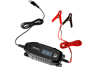 HAMA Chargeur de batterie automatique pour Voiture Bateau Moto (136686)