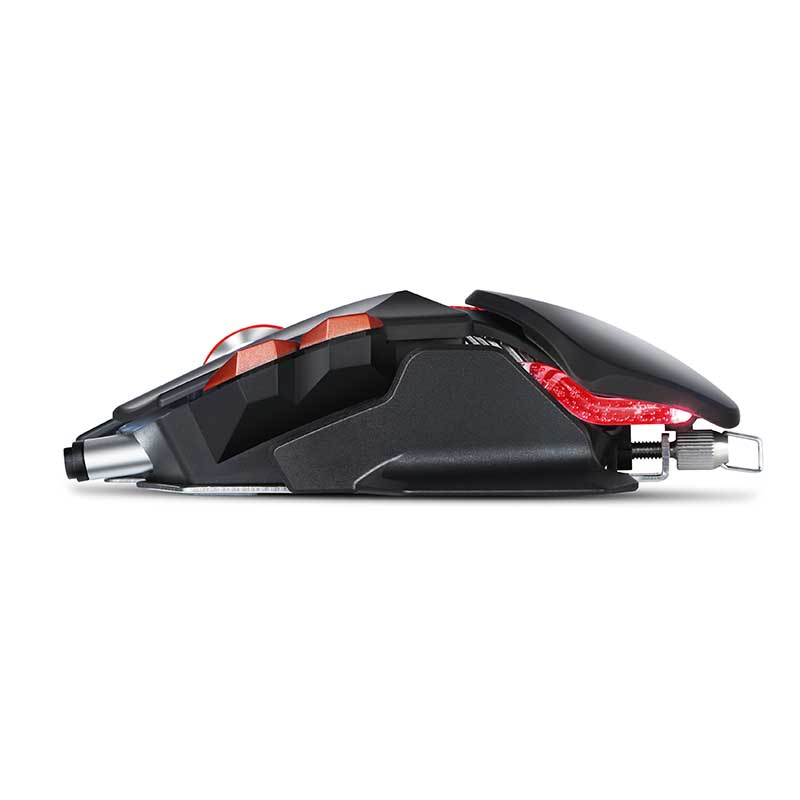 Ratón gaming - Scorpion MA-G980 BK, 6000 DPI, Botones macro, RGB, Negro