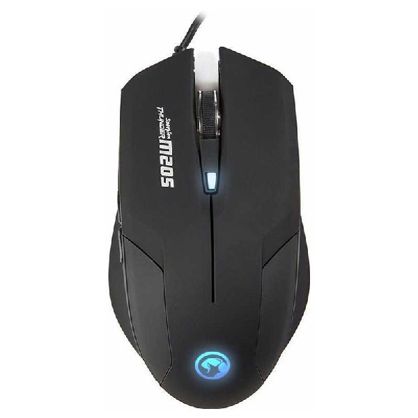 Ratón gaming - Scorpion MA-M205 BK,  2400 DPI, Luz Led, negro
