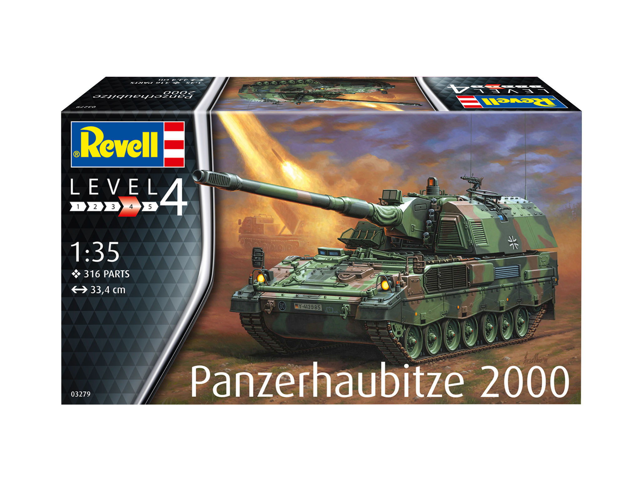 REVELL Panzerhaubitze 2000 Bausatz, Mehrfarbig