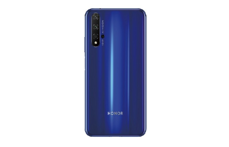 Móvil - Honor 20, Azul, 128 GB, 6 GB RAM, 6.26" Full HD+, Kirin 980, Cuatro Cámaras AI 48MP, 3750 mAh, Android