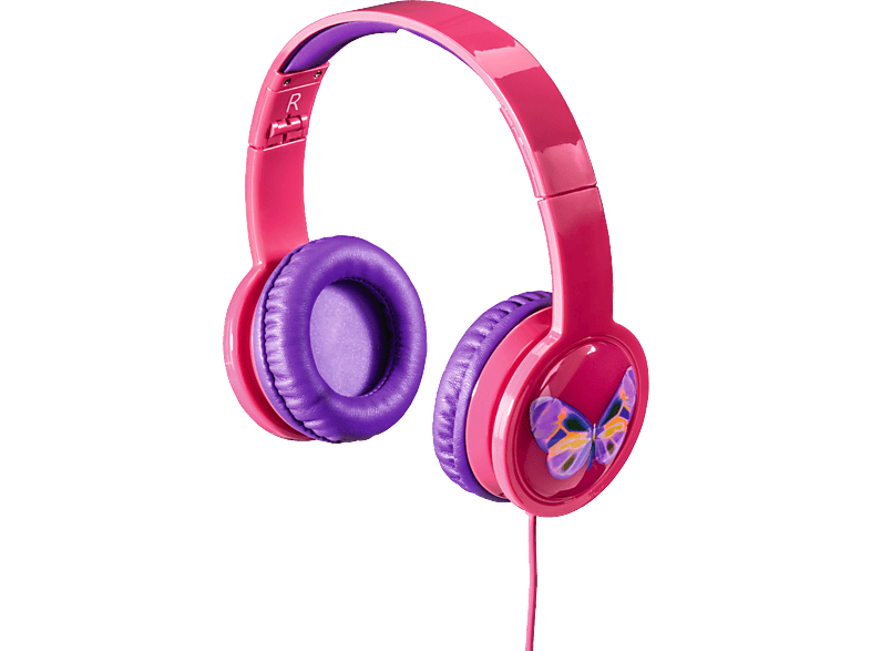 HAMA Hoofdtelefoon Blink 'n Kids Roze (135664)