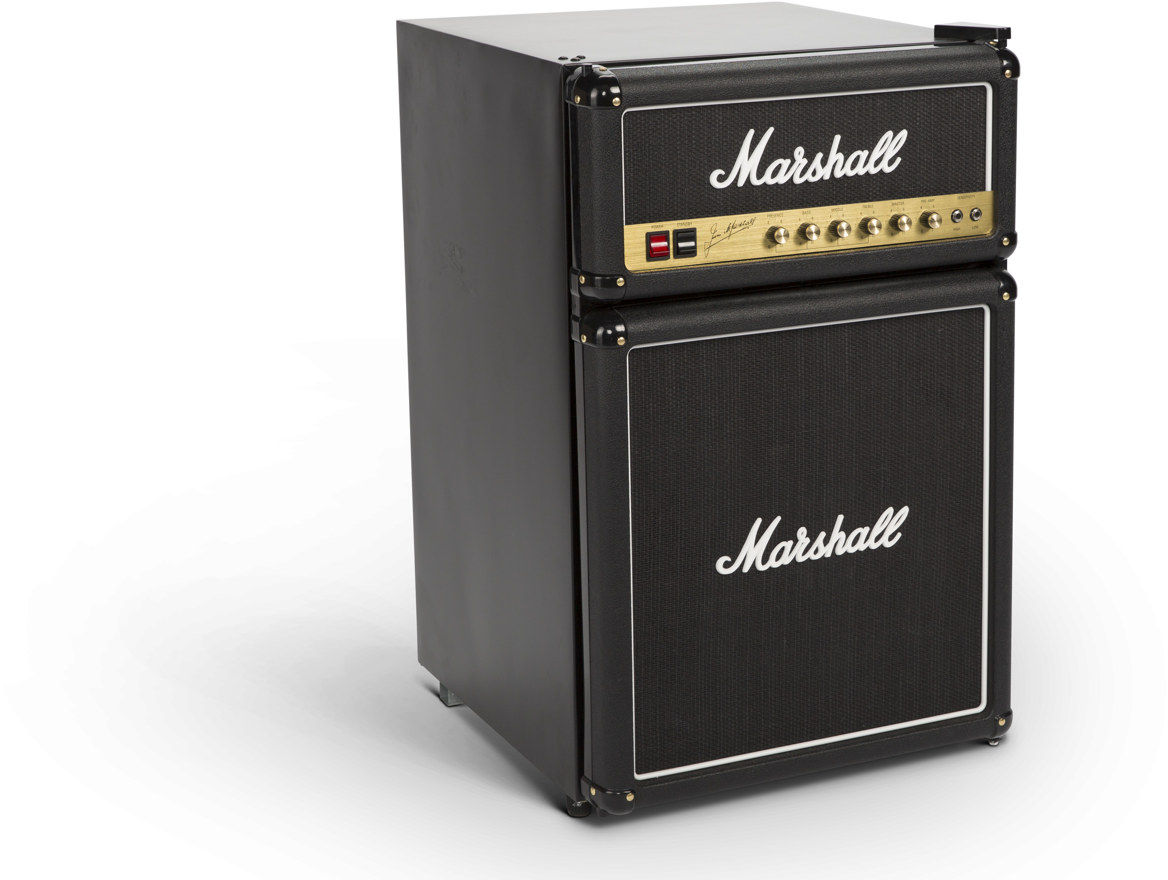 MARSHALL MF4.4BLK-EU Kühlschrank (112 l, F, 830 mm hoch, Schwarz)